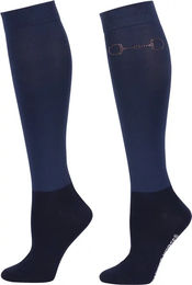Harry's Horse Reitsocken Bit Blau Unisex Größe 39/42 aus Polyester – Bild 1 von 1