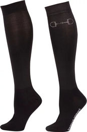 Produktbild von Harry's Horse Reitsocken Bit Schwarz Unisex Größe 39/42