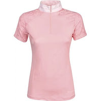 Produktbild von Harry's Horse Reitturnierhemd Venice für Damen in Weiß oder Rosa aus Polyester Größe XXL