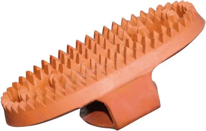 Produktbild von Harry's Horse Roskam Bürste aus Gummi in Orange Größe S