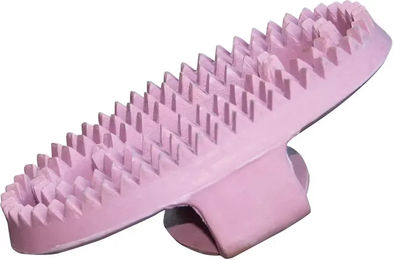 Produktbild von Harry's Horse Roskam Gummi Bürste für die Pferdepflege Rosa Größe S