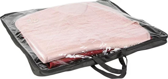 Produktbild von Harry's Horse Satteltasche aus Kunststoff in Schwarz Rosa Transparent