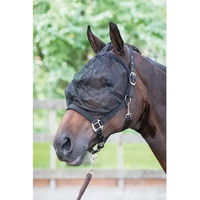 Produktbild von Harry's Horse Shetty Halfter mit Fliegennetz Schwarz