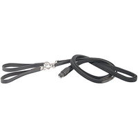 Produktbild von Harry's Horse Slofteugel für Warmblut in Schwarz mit 2 Karabinerhaken