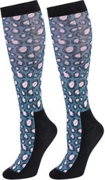 Produktbild von Harry's Horse Socken Equi Print aus Baumwolle Unisex Blau Bunt Größe 35 bis 42
