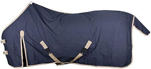 Harry's Horse Sommerdecke Honeycomb für Pferde Marine Blau Größe L – Bild 1 von 2