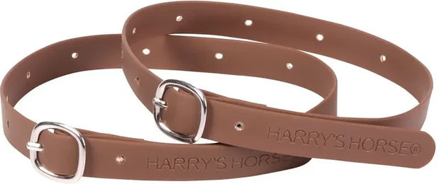 Produktbild von Harry's Horse Sporenriemen aus Kunststoff in Rosa oder Braun