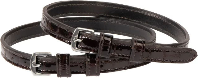 Produktbild von Harry's Horse Sporenriemen aus Leder in Croco-Optik für Pferde