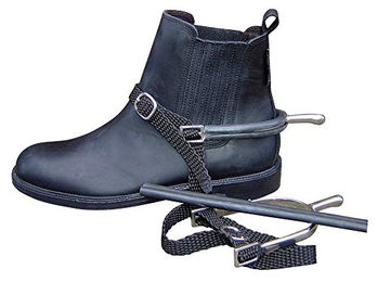 Harry's Horse Sporenschutz aus Gummi in Schwarz – Bild 1 von 2