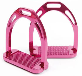 Harry's Horse Steigbügel aus Aluminium in Rosa 12cm – Bild 1 von 2