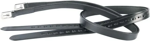 Produktbild von Harry's Horse Steigbügelriemen aus Leder für Ponys in Schwarz