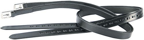 Produktbild von Harry's Horse Steigbügelriemen aus Leder in Schwarz für Warmblut