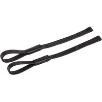 Produktbild von Harry's Horse Steigbügelriemen Close Contact aus Leder in Schwarz und Silber