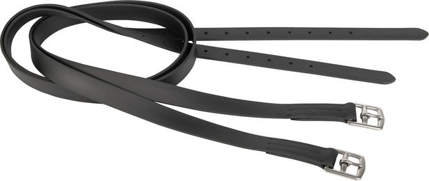Harry's Horse Steigbügelriemen Easy Care Biothane Schwarz 155 cm – Bild 1 von 4