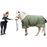 Produktbild von Harry's Horse STOUT! Wasserdichte Outdoor-Pferdedecke in Grün mit 200g Füllung