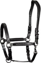 Harry's Horse Supreme Lederhalfter für Warmblut in Schwarz Größe Full – Bild 1 von 3