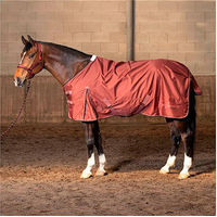 Produktbild von Harry's Horse Thor Fleece Weidedecke für Pferde in Rot 175 cm x 175 cm