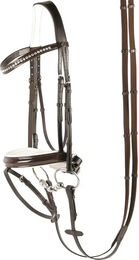 Harry's Horse Trense Chique aus Leder für Ponys in Braun – Bild 1 von 2