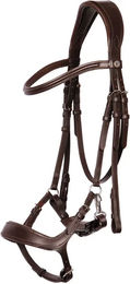 Harry's Horse Trense Release aus Leder in Braun für Vollblut Pferde – Bild 1 von 6
