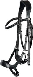 Harry's Horse Trense Release aus Leder in Schwarz für Vollblut Pferde – Bild 1 von 4
