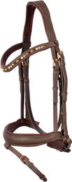 Produktbild von Harry's Horse Trense Soft Bombastic Crystals aus Leder in Braun