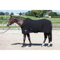 Produktbild von Harry's Horse Trocknende Fleecedecke für Pferde mit Rollkragen in Schwarz