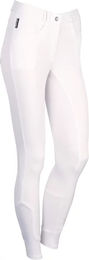 Produktbild von Harry's Horse Turnierhose Redwood Full Grip Damen Reithose mit Kunstleder in Weiß