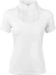 Produktbild von Harry's Horse Turnierpolo Philadelphia Reitshirt für Damen in Weiß Größe S