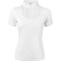 Produktbild von Harry's Horse Turnierpolo Philadelphia Reitshirt für Damen in Weiß XXL