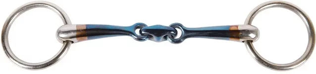 Harry's Horse Unterlegtrense O-Link Sweet Iron Schwarz 14 mm Größe M – Bild 1 von 3