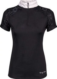 Produktbild von Harry's Horse Venice Reitshirt für Damen in Weiß oder Schwarz aus Polyester Größe XXL