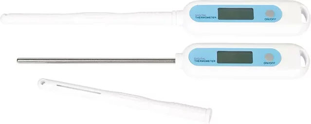 Harry's Horse Veterinärthermometer aus Kunststoff in Weiß – Bild 1 von 1