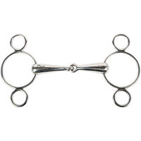 Produktbild von Harry's Horse Vierfachringtrense aus Edelstahl in Silber Größe L