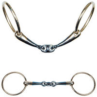 Produktbild von Harry's Horse Wassertrense Anatomisch doppelt gebrochen Sweet Iron 14mm Größe 13.5 - 1 Stk.