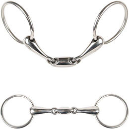 Produktbild von Harry's Horse Wassertrense doppelt gebrochen 20mm Edelstahl Silber Größe 13.5