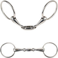 Produktbild von Harry's Horse Wassertrense doppelt gebrochen 20mm Edelstahl Silber Größe 13.5