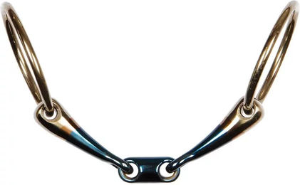 Harry's Horse Wassertrense doppelt gebrochen Sweet Iron mit 2 Ringen für Pferde – Bild 1 von 3