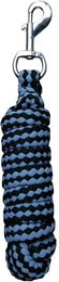 Produktbild von Harry's Horse Weiche Führleine für Standardhalfter mit Karabinerhaken in Blau und Silber