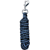 Produktbild von Harry's Horse Weiche Führleine für Standardhalfter mit Karabinerhaken in Blau und Silber
