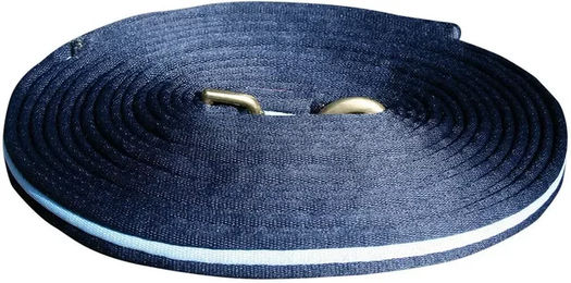 Harry's Horse Weiche Longe aus Nylon 8m Blau - 8 m – Bild 1 von 2