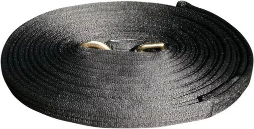 Produktbild von Harry's Horse Weiche Longe aus Nylon Schwarz 8m - 8 m
