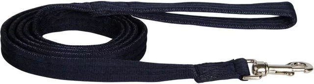 Produktbild von Harry's Horse Weiche Longe Blau mit Gurtband für Pferde - 2 m