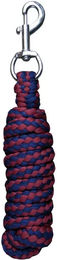 Harry's Horse Weiche Longe für Standardhalfter mit Karabinerhaken in Bordeaux-Navy - 1,8 m – Bild 1 von 1