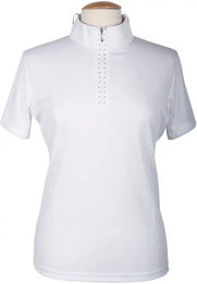 Harry's Horse Wettkampf-Poloshirt Champ für Damen in Weiß Größe XXL – Bild 1 von 4
