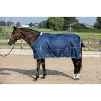 Produktbild von Harry's Horse Xtreme Outdoordecke für Pferde aus Polyester mit 200g Füllung in Blau 195cm - 195 cm
