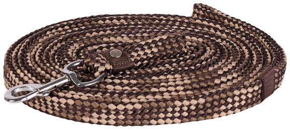 Produktbild von Harrys Horse Longierleine Soft Marly After-Dark für Pferde braun-beige aus Polyester