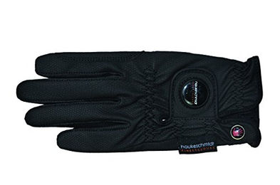 Hauke Schmidt Reithandschuh A Touch of Class Kids Schwarz Kunstleder Größe 4,5 – Bild 1 von 3