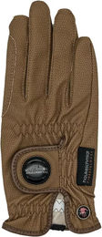 Hauke Schmidt Reithandschuhe A Touch of Class aus Kunstleder in Beige/Braun Größe 8,5 Unisex – Bild 1 von 2