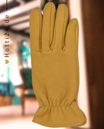Produktbild von Hauke Schmidt Reithandschuhe Ranger Curry Leder Winter Beige Gelb