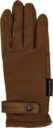 Produktbild von Haukeschmidt Apledoorn Reithandschuhe aus Leder für Sommer und Unisex in Braun Größe 10,5